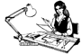 Female draftsman