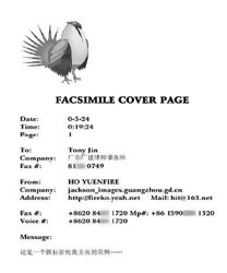 THIS IS A SAMPLE FACSIMILE PAGE WITH FAX ICON BY BITWARE FAX